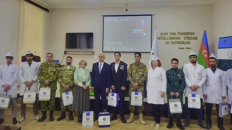 Vətən müharibəsi iştirakçıları təltif ediliblər