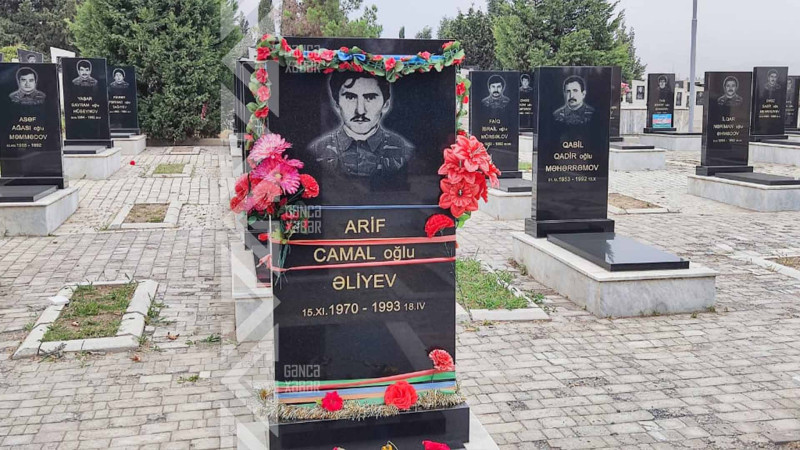 Şəhid Arif Əliyevin mövlududur