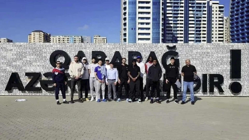 Basketbolçularımız Hərbi Qənimətlər Parkında olublar