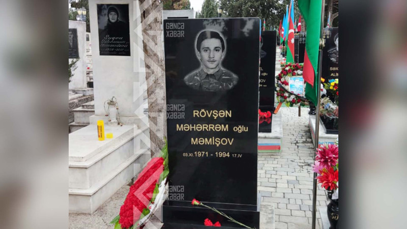 Şəhid Rövşən Məmişovun mövlududur