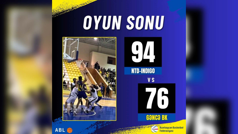 “Gəncə” BK Xaçmaz təmsilçisinə məğlub olub