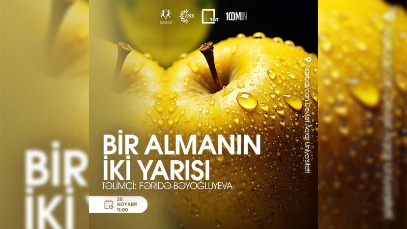 100MİN proqramı çərçivəsində təlim baş tutacaq