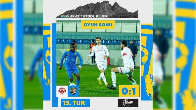 “Sarı-göylər” rəqibinə qalib gəliblər