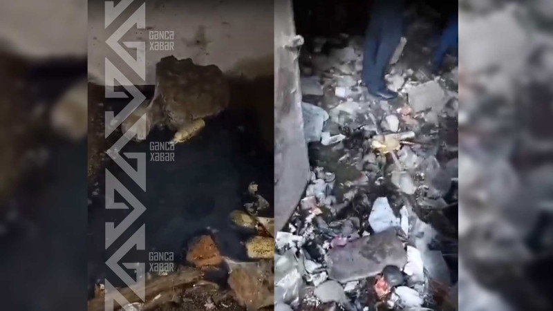 Bəzi binaların zirzəmisinə çirkab axır