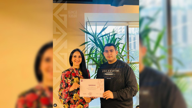 İlk Mədəniyyət Könüllümüz təltif edilib