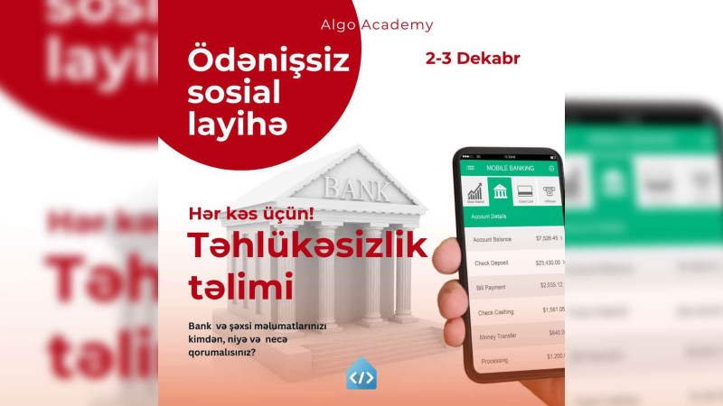 Vətəndaşlar şəxsi məlumatların təhlükəsizliyi barədə məlumat alacaqlar