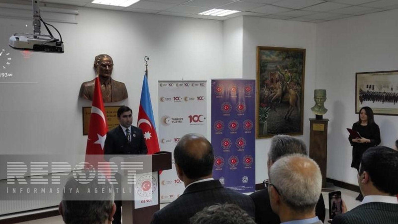 Nizami yurdunda Atatürkün xatirəsi anılıb
