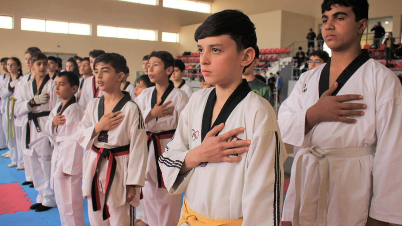 Taekvondo üzrə şəhər birinciliyi baş tutub