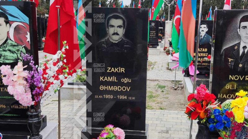 Şəhid Zakir Əhmədovun mövlududur