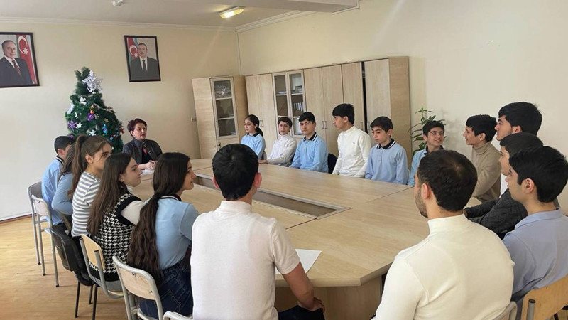 Respublika Fənn Olimpiadasının iştirakçıları ilə görüş keçirilib