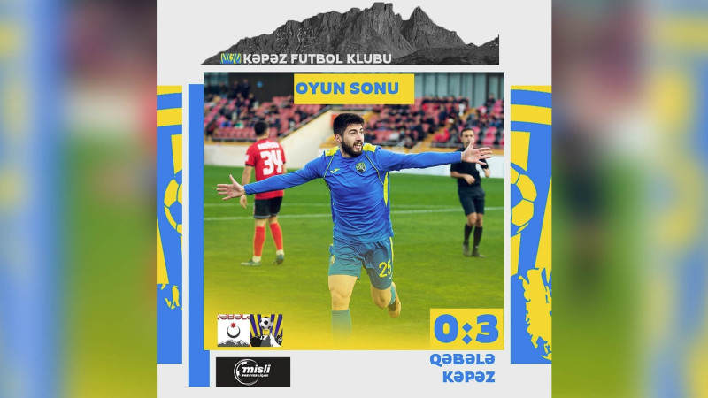 Futbol klubumuz “Qəbələ”yə qalib gəlib
