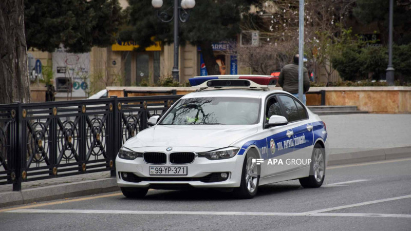 DYP avtomobili qəzaya uğrayıb