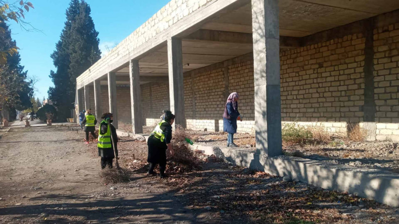 Şəhərin iki küçəsində abadlıq işləri görülüb