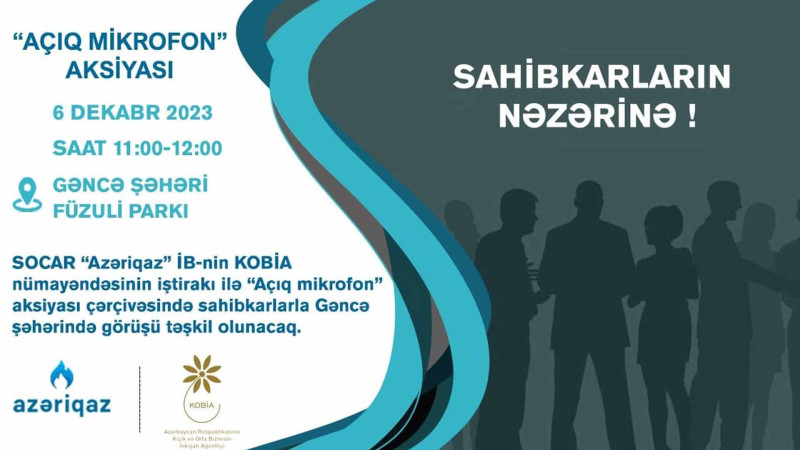 “Azəriqaz” İB sahibkarlarla görüşəcək