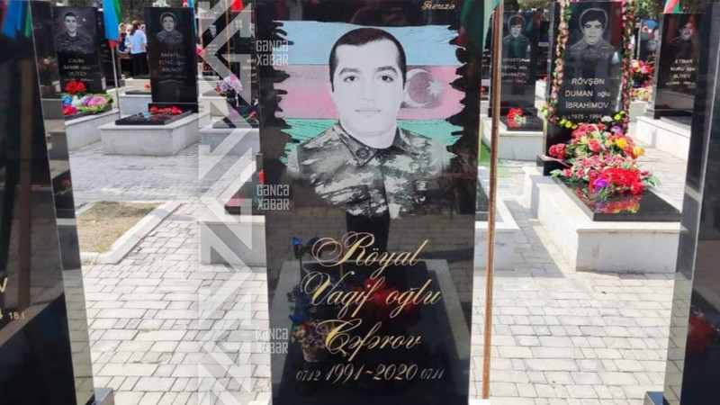 Şəhid Röyal Cəfərovun mövlududur
