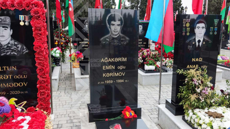 Şəhid Ağakərim Kərimovun mövlududur