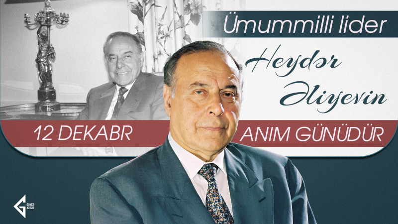 Bu gün Azərbaycan xalqının ümummilli lideri Heydər Əliyevin vəfatının 20-ci ildönümüdür