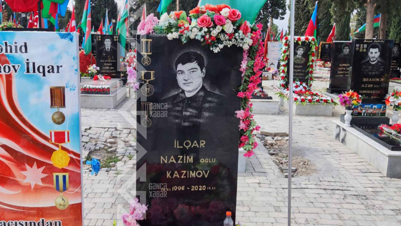 Şəhid İlqar Kazımovun mövlududur