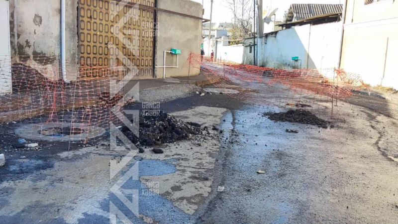 Şəhərin iki küçəsində lüklər yol səthi ilə bərabərləşdirilir