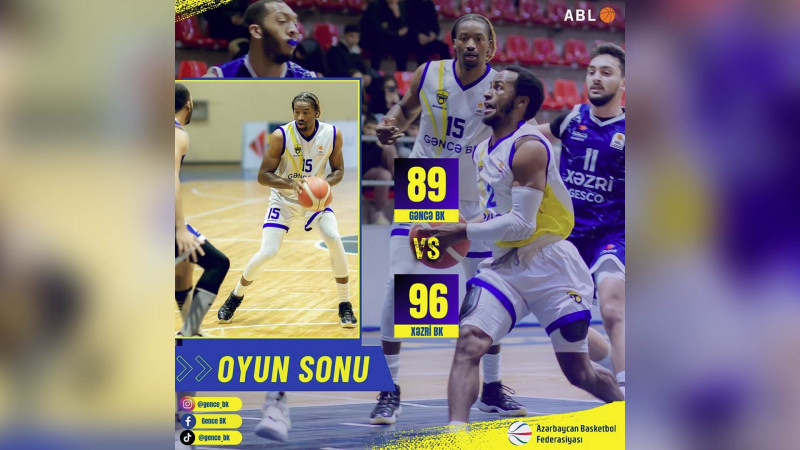 Basketbol təmsilçimiz “Xəzri”yə məğlub olub