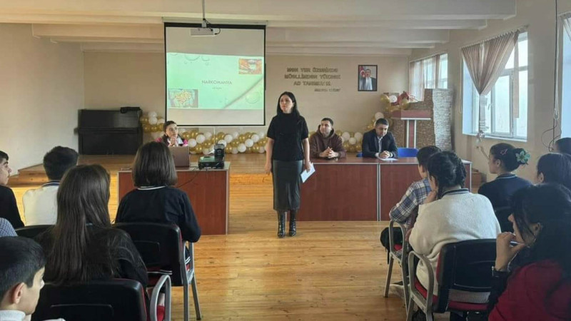 “Narkomaniyaya yox deyək” mövzusunda maarifləndirici təlim keçirilib
