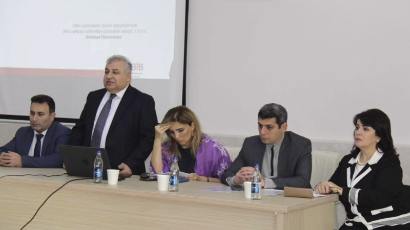 Şəhər Birləşmiş Xəstəxanasında görüş təşkil olunub