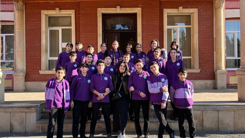Şəmkir məktəbliləri ADAU-da qonaq olublar