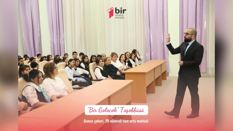 “Bir Gələcək” təşəbbüsü çərçivəsində tədbir təşkil olunub