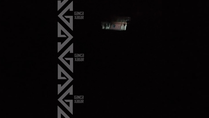 Şəhərin daha bir küçəsində işıqlandırma mövcud deyil