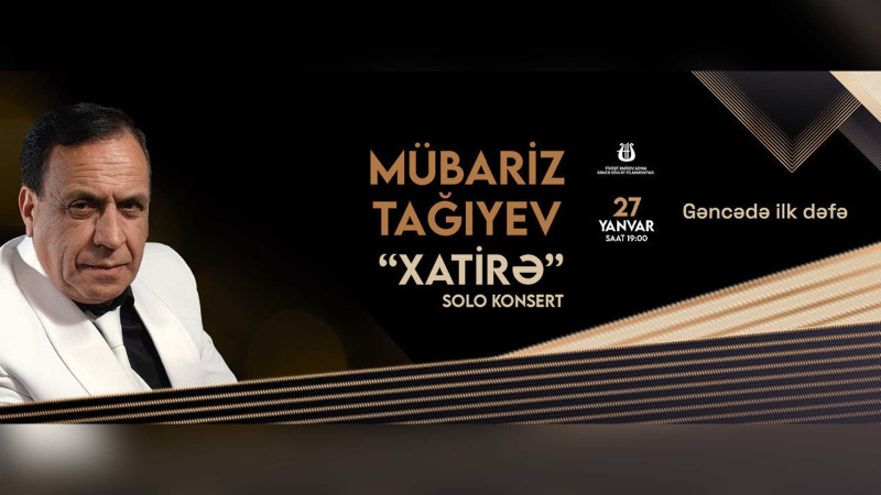 Mübariz Tağıyev şəhərimizdə ilk solo konserti ilə çıxış edəcək