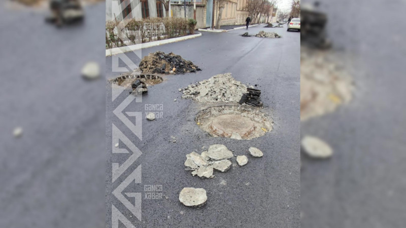 Üç küçədə lüklər səliqəyə salınır