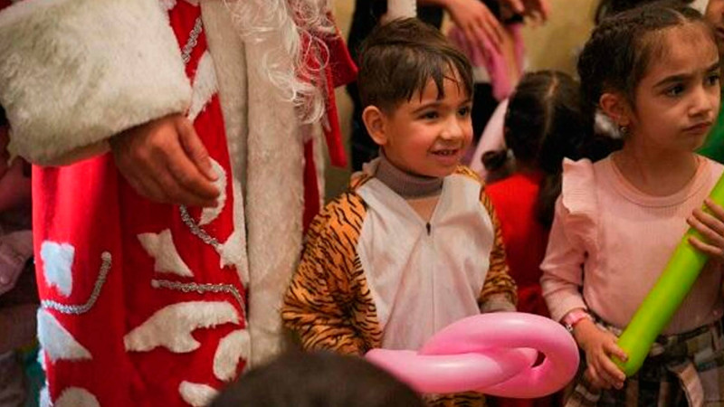 Uşaqlar üçün əyləncə təşkil olunub