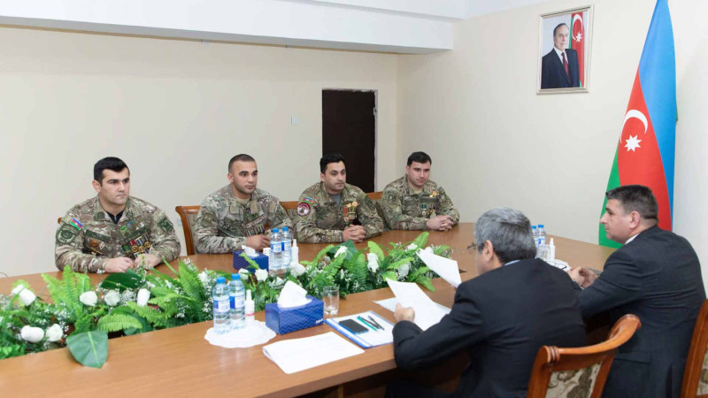 ƏƏSM nazirinin müavini sakinlərlə görüşüb