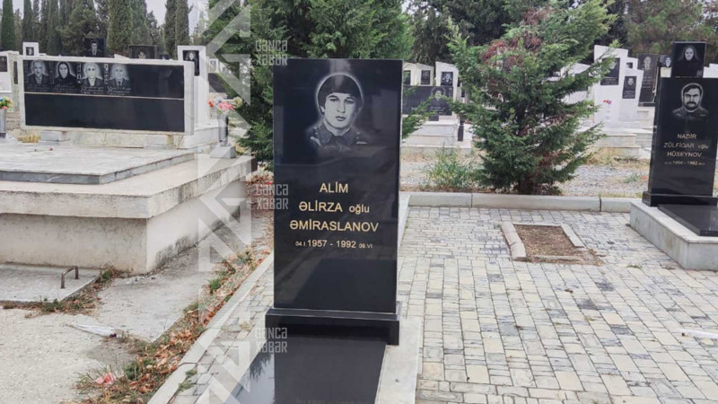 Gəncə şəhidi Alim Əmiraslanovun doğum günüdür