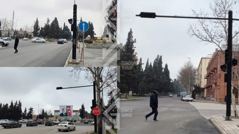 Şəhərin mərkəzində işıqforlar fəaliyyətsizdir