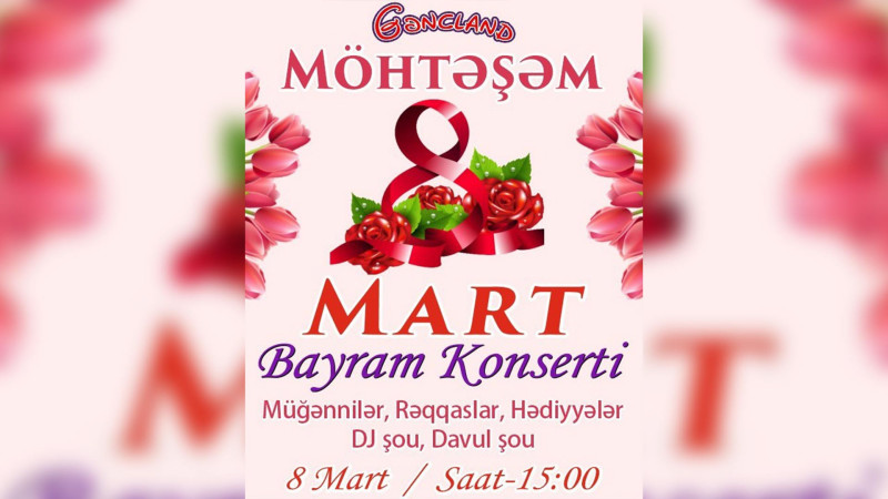 Qadınlar gününə həsr olunmuş konsert keçiriləcək