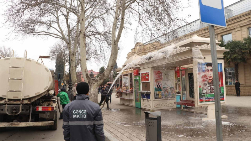 Şəhərimizdə təmizlik aksiyası davam etdirilir