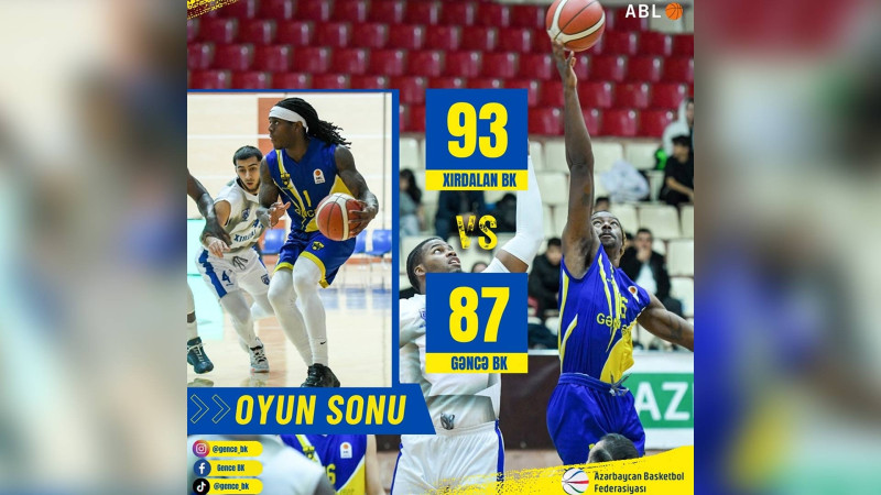 Basketbol klubumuz rəqibinə məğlub olub