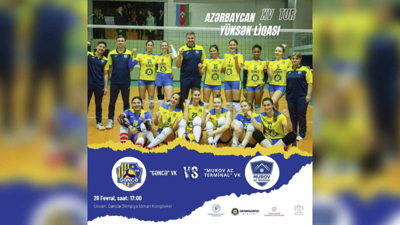 Voleybolçularımız növbəti rəqibini doğma meydanda qəbul edəcəklər