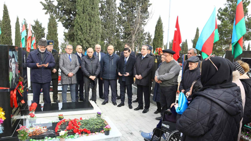 Bu gün Laçında həlak olan hərbçi Həsən İsmayılovun qırx mərasimidir