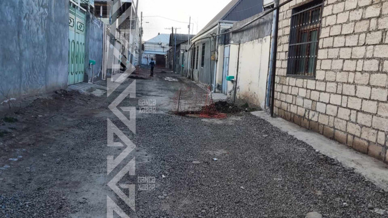 Oğuz küçəsindəki lüklər yol səthi ilə bərabərləşdirilir