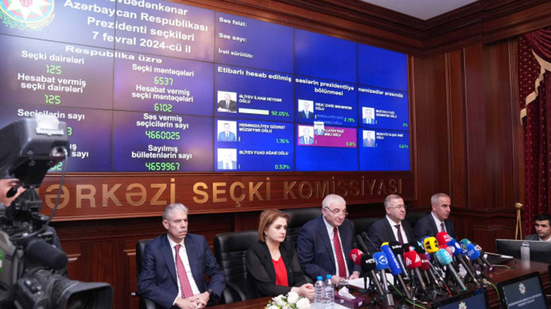 Prezident seçkilərinin ilkin yekun nəticələri açıqlanıb