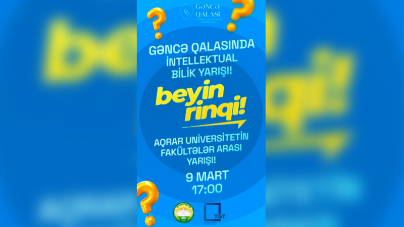 ADAU-nun fakültələri arasında intellektual oyun keçiriləcək