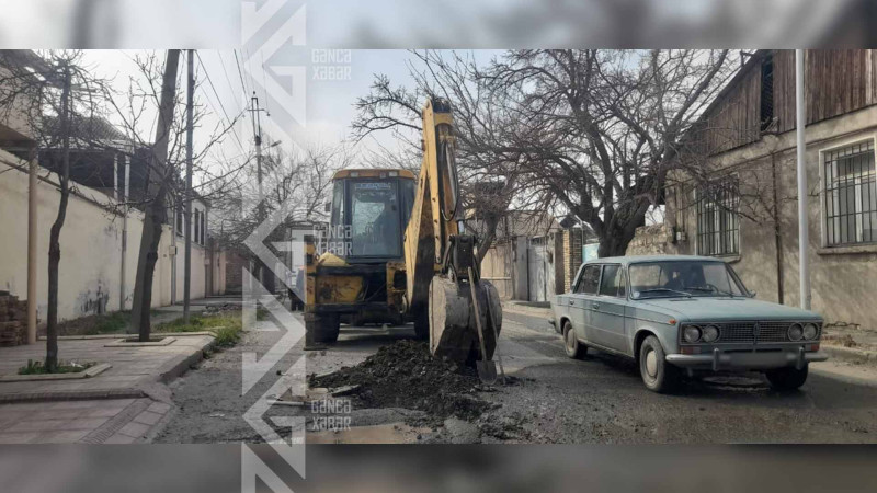 Səməd Vurğun küçəsində kommunal qəza baş verib