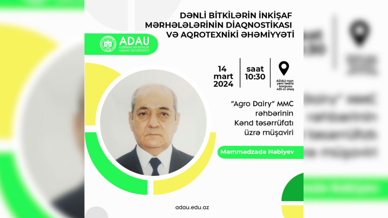 ADAU-da tələbələr üçün daha bir seminar keçiriləcək