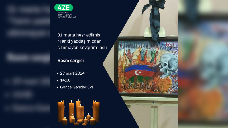 Gənclər Evində rəsm sərgisi keçiriləcək