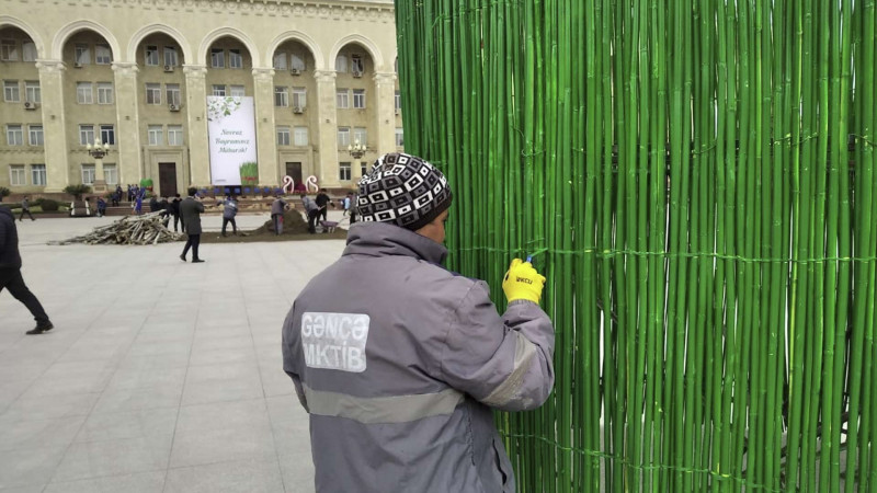 Meydan və ətraf ərazilərdə iməcilik keçirilib