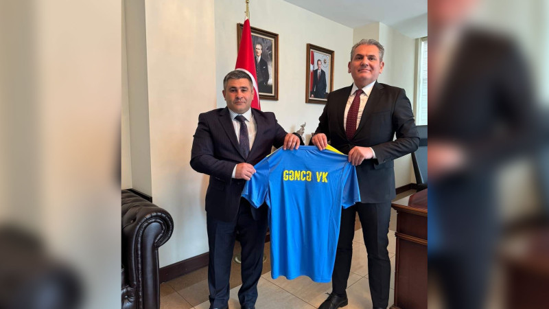 “Gəncə” VK-nın prezidenti ilə Recep Öztopun görüşü baş tutub