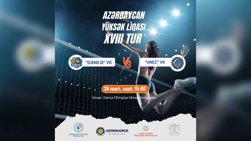 “Gəncə” VK ev oyununda “UNEC”i qəbul edəcək