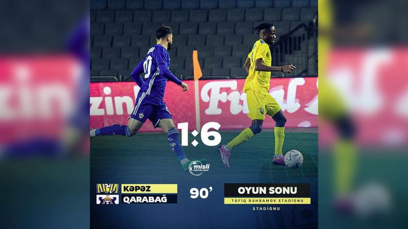 “Qarabağ” Kəpəzi məğlub edib